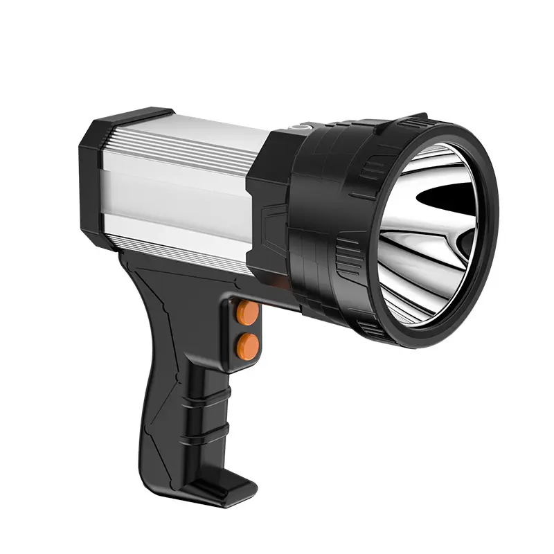 Nouveaux produits Long Shot puissant Super lumineux USB étanche LED lampe de poche rechargeable avec COB
