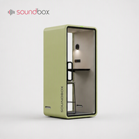 Cabine de bureau insonorisée professionnelle, cabine téléphonique acoustique pour l'intimité dans les espaces ouverts, espace de coworking, isolation acoustique