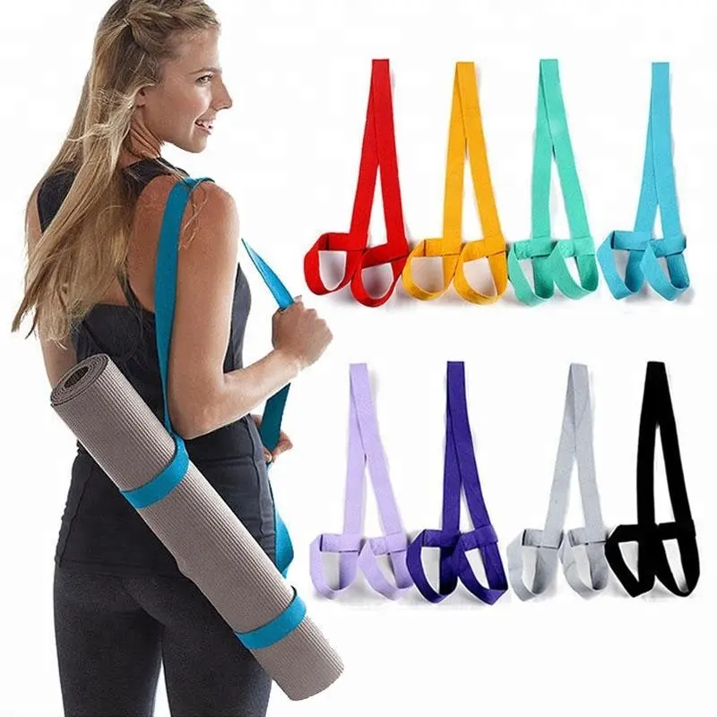 Verstelbare Draagriem Riem Oefening Stretch Fitness Elastische Yoga Riem Yoga Mat Riem