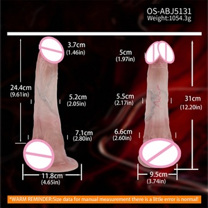 31cm Realistic <b>Dildo</b> Medical-Grade Soft Silicone with Lifelike Texture Suction-Base Design, and Dual-Layer Construction - Product Image 5