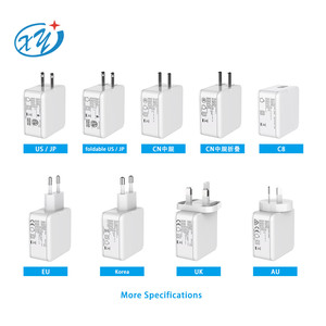 PSE日本可折叠<span class=keywords><strong>3</strong></span>合1充电器<span class=keywords><strong>3</strong></span>端口qc3.0 GaN usb-c 65w pd壁式usb-c快速充电器，带电源输送pd壁式充电器 - Product Image 2