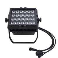 Projecteur LED DJ PAR étanche IP65 24*10W 4-en-1 RGBW pour scène d'hôtel, paysage urbain, extérieur, bâtiment et jardin