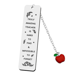 Stainless Steel Bookmarks Pendants Holiday Gifts Ornaments Souvenirs Wholesale Personalized Business Gifts Available