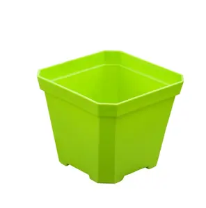 Vaso de flores quadrado para bacias pequenas, bandejas para plantas suculentas, vasos coloridos DIY, decoração para jardim e escritório, ideal para cultivo