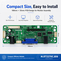 Carte de commande d'écran LCD VGA M.RT2270C.806 1920x1080 double LVDS 12V pour panneau LCD TFT