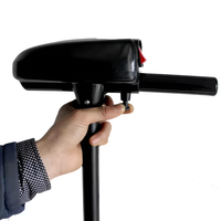 Moteur hors-bord électrique marin neuf de marque HK, robuste et durable, pour bateau pneumatique, modèle noir, avec moteur électrique à balais