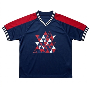 เสื้อฟุตบอลทรงบ็อกซี่แบบสั่งตัดพิเศษ คุณภาพสูง ผลิตจากโพลีเอสเตอร์ 100% บริการพิมพ์ลายแบบซับลิเมชั่น ตัดเย็บอัตโนมัติ - Product Image 6