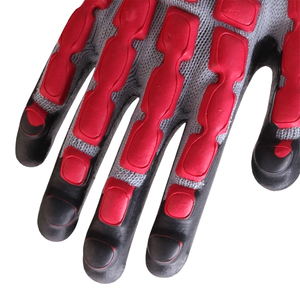 Impact <span class=keywords><strong>de</strong></span> modèle <span class=keywords><strong>de</strong></span> diamant <span class=keywords><strong>de</strong></span> gants d'industrie pétrolière <span class=keywords><strong>de</strong></span> latex anti réduisant la coupure résistante - Product Image 2