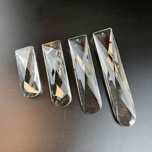 샹들리에 부품 크리스탈 직사각형 모양의 프리즘 방울 MH-12922 - Product Image 1