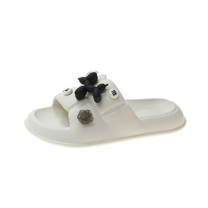 Pantuflas de Mujer con Dibujos Animados, Suela Gruesa Antideslizante, Sandalias de Verano a la Moda para Estudiantes, Dormitorio, Baño, Uso Interior y Exterior - Product Image 5