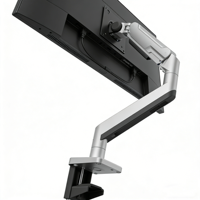 Bras de moniteur en alliage d'aluminium OEM/ODM d'usine avec ressort de torsion, support d'écran d'ordinateur de haute qualité 17"-38", charge maximale 12kg, Ningbo