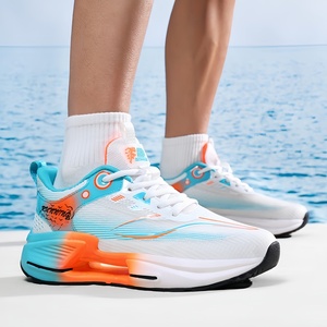 Chaussures de course pour hommes, sportives, à lacets, respirantes, légères, confortables, en mesh, grandes tailles, dédiées à la course - Product Image 6