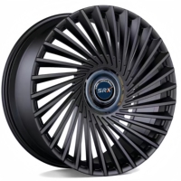 Jantes en alliage d'aluminium forgé SRX 20 21 pouces PCD 5X130 Noir brillant, neuves, garantie 3 ans, design concave pour Cayenne