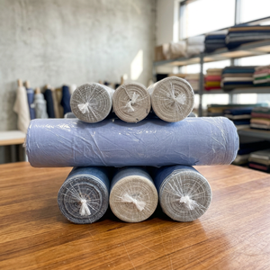 16939-CST Eco-Friendly Medium Weight <b>Linen</b>/Cotton Oxford Solid Woven Fabric for Bedding Home Textiles & Dress - Product Image 2