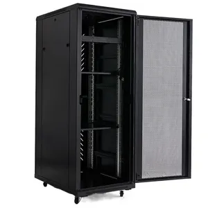 Steel Cabinet For Computer Network Server Rack 12U 24U With Plane Net Door 42U Glass Front Gcabling 19Inch Data 37U