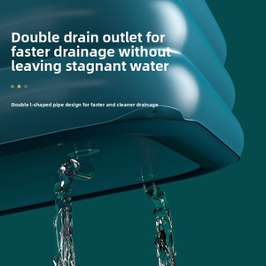 <span class=keywords><strong>Piscine</strong></span> gonflable automatique en PVC pour enfants avec toboggan, auvent épais, structure de jeu intérieure et recharge sans fil - Product Image 4