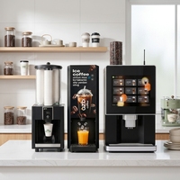 LE307A Distributeur automatique de café de table en promotion avec distributeur de snacks