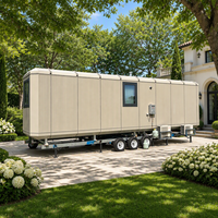 Rumah Mungil Prefabrikasi di Atas Roda untuk Pasar Australia, Rumah Mobil dengan Dapur, Kamar Mandi, Kamar Tidur, Tata Letak Kustom, Pasokan Langsung dari Pabrik