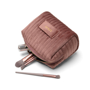 <span class=keywords><strong>Pochette</strong></span> cosmétique en velours rose, <span class=keywords><strong>multi</strong></span>-tailles, portable, légère, organiseur de voyage pour articles de toilette, cadeau pour salon de beauté, spa - Product Image 6