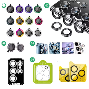 Teléfono 3D lente de cámara transparente película de vidrio Protector de pantalla para Iphone 16 15 Pro Max 14 Plus 13 12 Series cubierta de lente de teléfono celular - Product Image 5