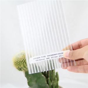 Matériaux de construction, pergola, panneaux alvéolaires creux en <span class=keywords><strong>polycarbonate</strong></span> transparent extrudé UV de 6 mm, 8 mm, 10 mm pour <span class=keywords><strong>toiture</strong></span> de serre - Product Image 5