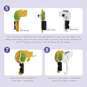 Vente en gros des derniers puzzles 3D en carton mousse DIY, kit scientifique de ballons à souffler électriques, ensemble de jouets éducatifs, expérience physique - Product Image 4