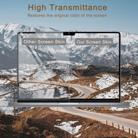 Protector de Pantalla para MacBook Neo 13" A18 Pro A3404 2026, Película Protectora Transparente de PET HD de Alta Definición, Antiarañazos y Antipolvo