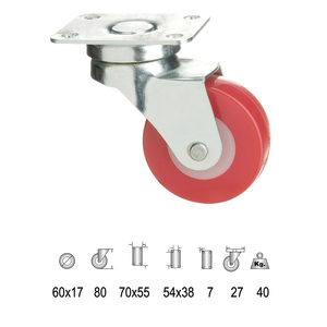 Piastra in poliuretano per ruote 60 mm. - Product Image 1