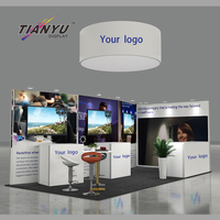 Idées de présentoirs pour salons professionnels : Stand modulaire pliable facile à monter pour événements et expositions