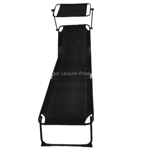 Leader Cama de Camping plegable portátil Tumbona Sombrilla Patio Silla de jardín Reclinable con sombrilla - Product Image 5