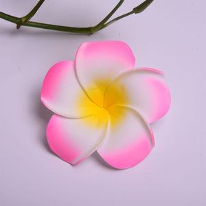 <span class=keywords><strong>KIKI</strong></span> - Horquilla para el Cabello con Flor de Plumeria de Espuma, Estilo Tropical, Flores de Frangipani para Hula, Accesorios para el Cabello para Bodas y Fiestas - Product Image 6