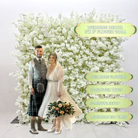 Collection de Meilleures Ventes 7D de Mur de Fleurs Artificielles Romantiques Modernes pour la Décoration de Mariage Événements - Nouveauté