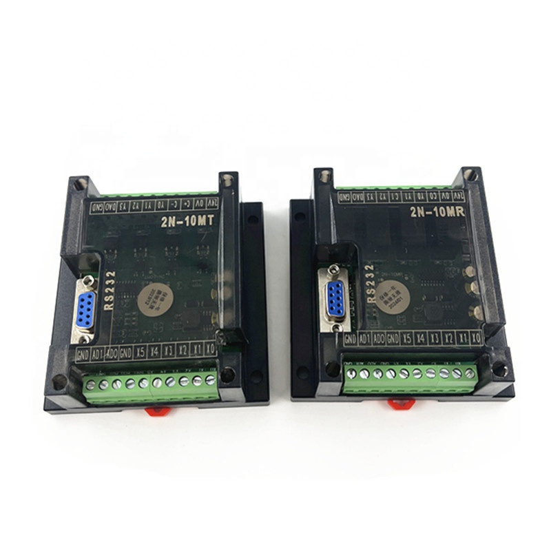 Mitsubishi FX2N-4DA プログラマブルコントローラー シェル付きPLC産業用制御ボードFX2N-10MR FX2N-10MT in & 4 out