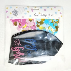 Avec carte en papier-<span class=keywords><strong>Ballon</strong></span> de révélation de sexe de 36 pouces avec <span class=keywords><strong>confettis</strong></span> Fille ou garçon Ballons en latex - Product Image 6