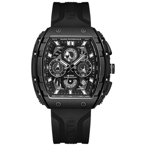 Reloj de Pulsera Deportivo de Silicona Mark Fairwhale FW 5670 para Hombre, Cuarzo, Tonneau, Cronógrafo Automático, Resistente al Agua 3 BAR, Calendario Completo - Product Image 5