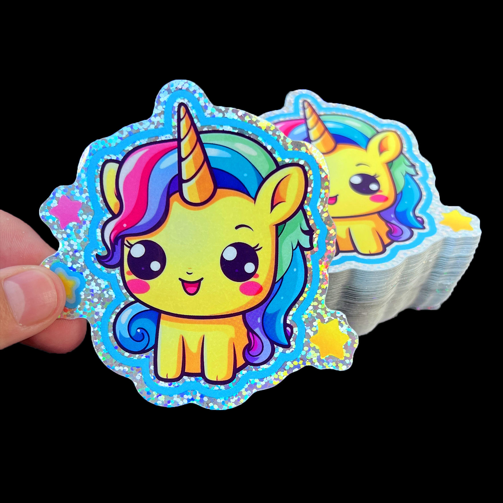 สติกเกอร์แวววาว