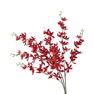 Fiori Artificiali in Seta, Mini Orchidee <span class=keywords><strong>Vanda</strong></span>, Phalaenopsis in Stile Europeo, Decorazioni per la Casa, Bouquet Finti, Regali per Matrimoni, Hotel e Aziende - Product Image 1