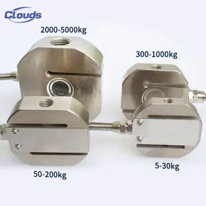 Nuvens Personalizar Ground Scale 0.2T 3T Micro Load Cell S tipo Load Weighing Cell Tension Sensor