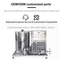 Machine de mélange automatique de liquides parfumés, agitateur, pompe, équipement de refroidissement et de filtration pour ligne de fabrication cosmétique, capacité 100L