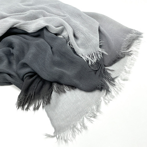 Voile musulman koweïtien B20 Vela Ombre Olive tendance, imprimé dégradé personnalisé, texture thaïlandaise, en viscose et modal, pour femme, 180*70 - Product Image 2