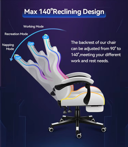 <span class=keywords><strong>Sedia</strong></span> <span class=keywords><strong>da</strong></span> <span class=keywords><strong>Gaming</strong></span> all'Ingrosso Cadeira Gamer Economica Reclinabile per PC in Pelle con LED RGB per Giocatori Silla Gamer - Product Image 5