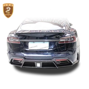 Chaude carbone et fibre de verre voiture accessoires produits pour <span class=keywords><strong>tesla</strong></span> model s larte kit <span class=keywords><strong>carrosserie</strong></span> en carbone pièces d'auto - Product Image 4