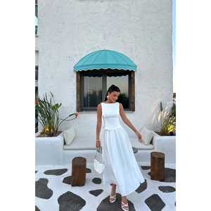 Conjunto Formal de Dos Piezas para Mujer Emma White, Tallas XS-3XL, Tops Cortos de Verano y Otoño - Product Image 2