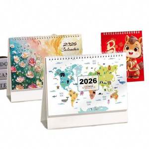 ขาตั้งปฏิทินตั้งโต๊ะแบบกระดาษแข็งคุณภาพดีที่สุดจากผู้ผลิตจีน - Product Image 1