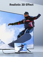 Adaptateur Mini HD-MI UGREEN Mini HD-MI mâle vers HD-MI femelle Câble compatible 4K avec Raspberry Pi Zero 2 W/W Appareil photo reflex numérique