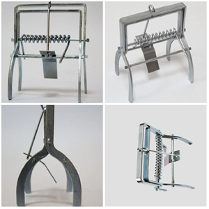 Ensemble solide de piège <span class=keywords><strong>à</strong></span> taupe multifonctionnel réutilisable <span class=keywords><strong>à</strong></span> éliminateur de contrôle de type griffe avec solide galvanisé sans poignée - Product Image 2