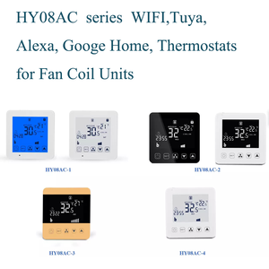 HY08AC-2-WIFI Holiday Mode <strong>Modbus</strong> RS485 0-10V 24V Tuya Wifi <strong>Thermostat</strong> for Central air Conditioner Fan Coil Units - Product Image 6