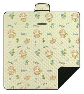 Matelas pliable en PVC imperméable à ultrasons et tapis de pique-nique - Tapis de <span class=keywords><strong>camping</strong></span> portable pour activités de plein air et utilisation sur la plage - Product Image 1