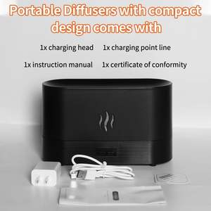 Diffuseur d'arômes à flamme 2025 Nouveaux produits Créatif USB Bureau Bougie Lumière Diffuseur d'arômes avec lumière nocturne Diffuseur d'arômes - Product Image 5