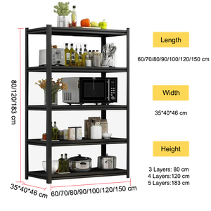 Lớn Bakers Rack Với Power Outlet Kệ Bếp Với Giỏ Dây - Product Image 6